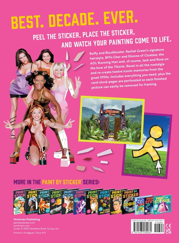 Back cover_Paint by Sticker: 90s
