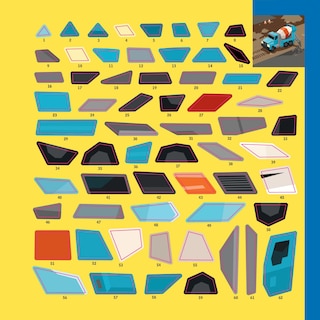 Sample content_Paint by Sticker Kids: Trucks, Trains & More
