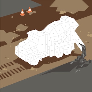 Sample content 2_Paint by Sticker Kids: Trucks, Trains & More