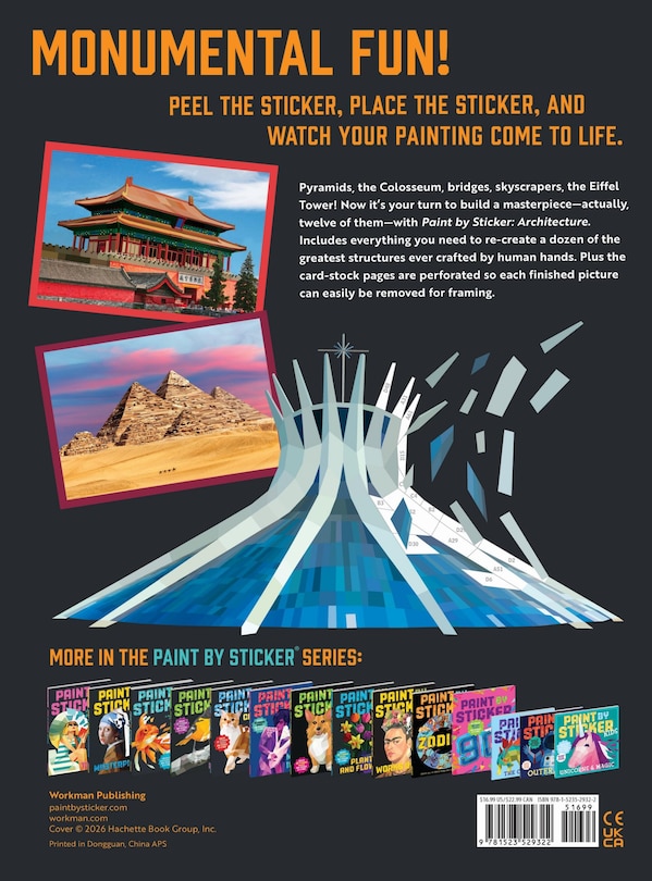 Couverture arrière_Paint by Sticker (Official): Architecture