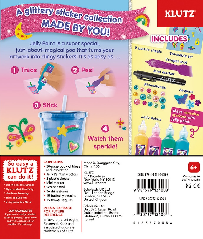Back cover_Paint & Peel Jelly Stickers: Glitter Goals!