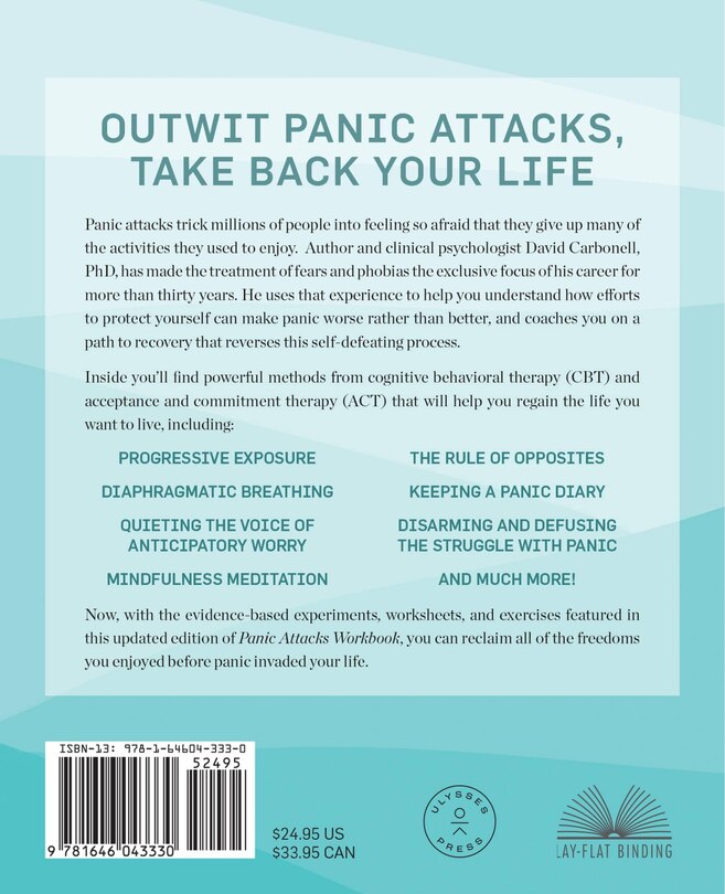 Back cover_Panic Attacks Workbook: Second Edition