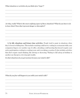Sample content 2_Panic Attacks Workbook: Second Edition