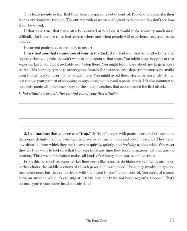 Sample content 3_Panic Attacks Workbook: Second Edition