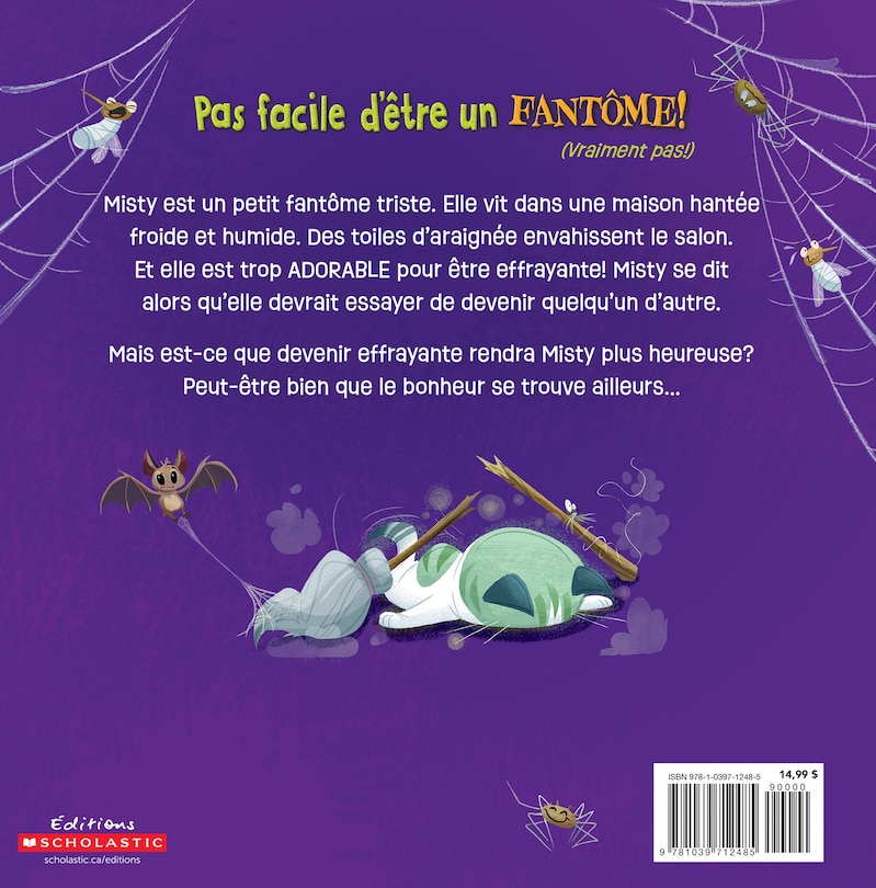 Couverture arrière_Pas facile d’être un fantôme!