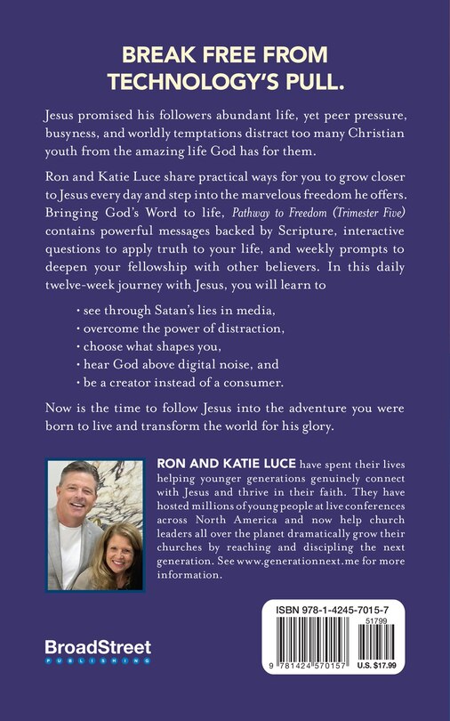 Couverture arri&egrave;re_Pathway to Freedom (Trimester Five)