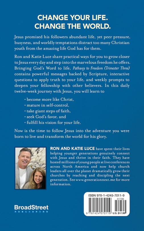 Couverture arri&egrave;re_Pathway to Freedom (Trimester Three)