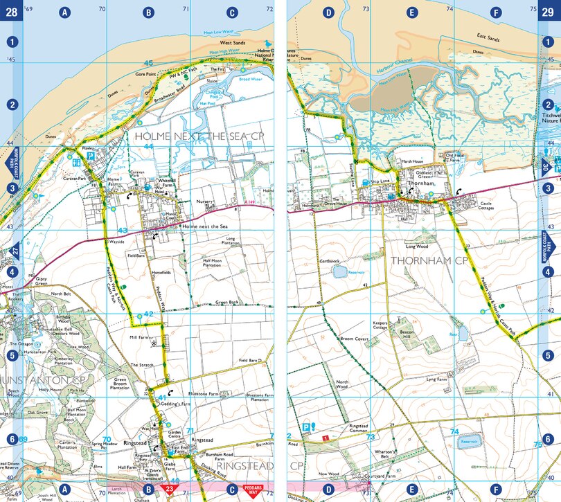 Sample content_Peddars Way and Norfolk Coast Path: with Ordnance Survey mapping (A-Z Adventure Series)