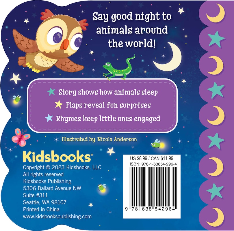Back cover_Peekaboo Stories: Good Night