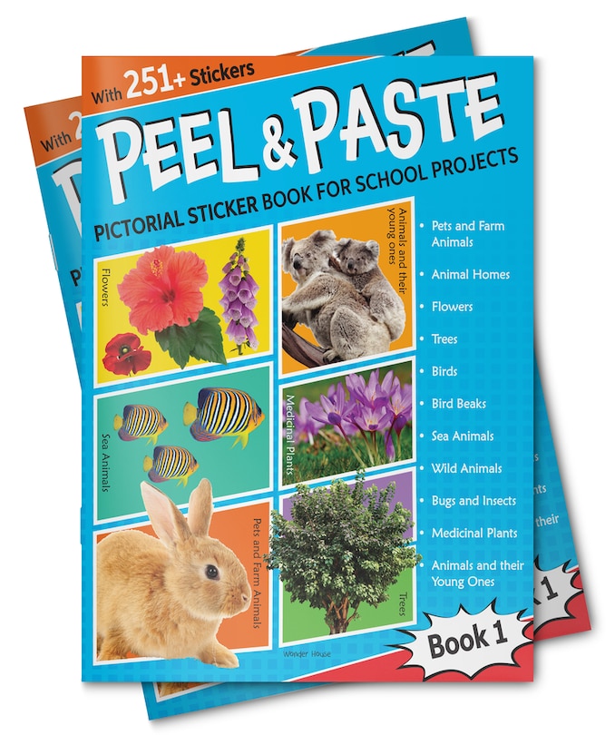 Aper&ccedil;u du contenu 3_Peel & Paste - Pictorial Sticker Book For School Projects - Book 1