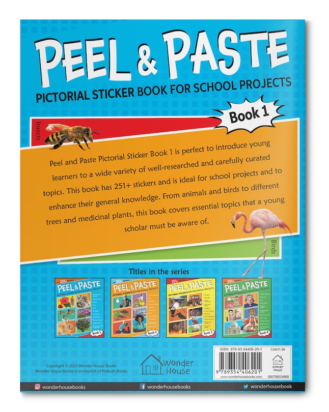 Aper&ccedil;u du contenu 5_Peel & Paste - Pictorial Sticker Book For School Projects - Book 1