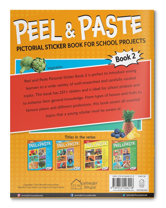 Aper&ccedil;u du contenu 5_Peel & Paste - Pictorial Sticker Book For School Projects - Book 2