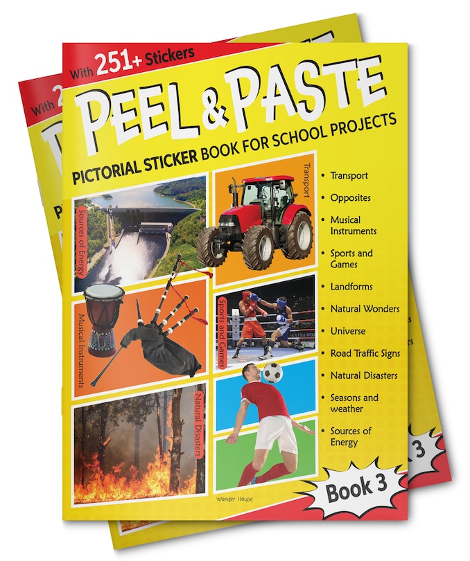 Aper&ccedil;u du contenu 3_Peel & Paste - Pictorial Sticker Book For School Projects - Book 3