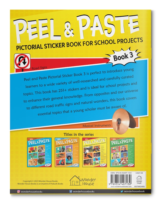 Aper&ccedil;u du contenu 5_Peel & Paste - Pictorial Sticker Book For School Projects - Book 3