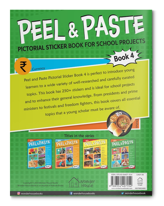 Aper&ccedil;u du contenu 5_Peel & Paste - Pictorial Sticker Book For School Projects - Book 4