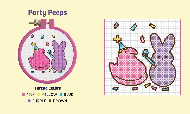 Sample content_PEEPS&reg; Cross-Stitch Kit
