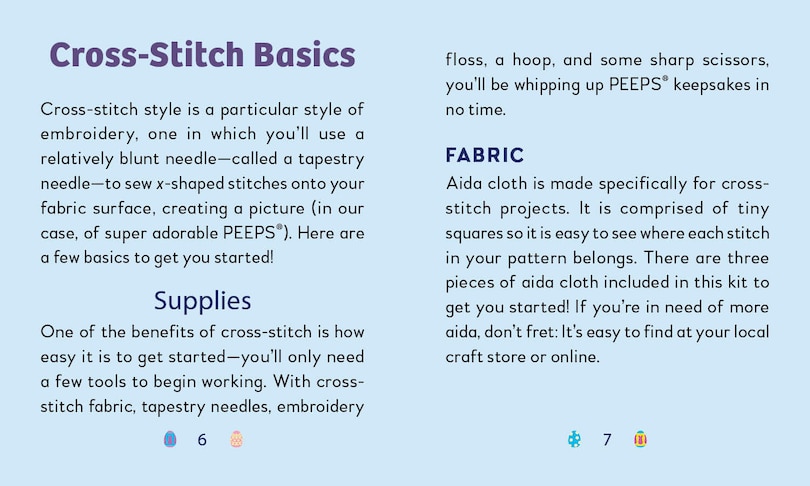 Sample content 2_PEEPS&reg; Cross-Stitch Kit