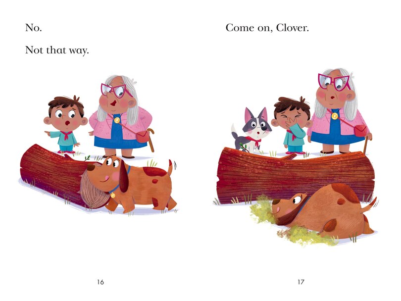 Sample content 3_Penny and Clover, Up and Over