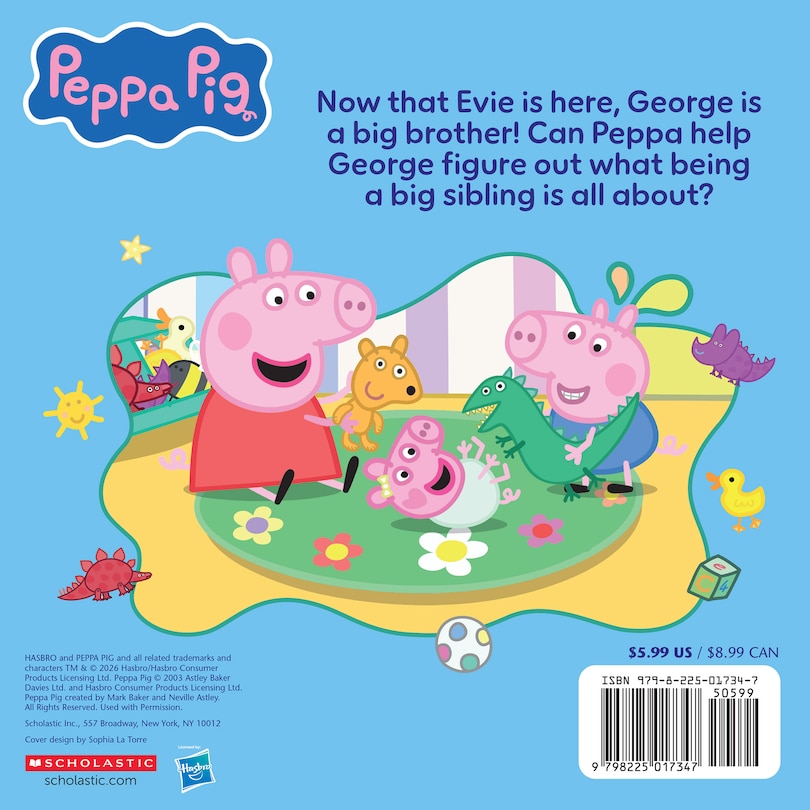 Back cover_Peppa Pig: Big Brother George