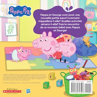 Couverture arri&egrave;re_Peppa Pig : Notre nouvelle petite soeur