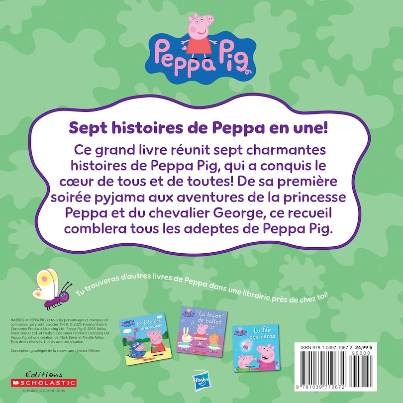 Couverture arrière_Peppa Pig : Recueil de sept histoires