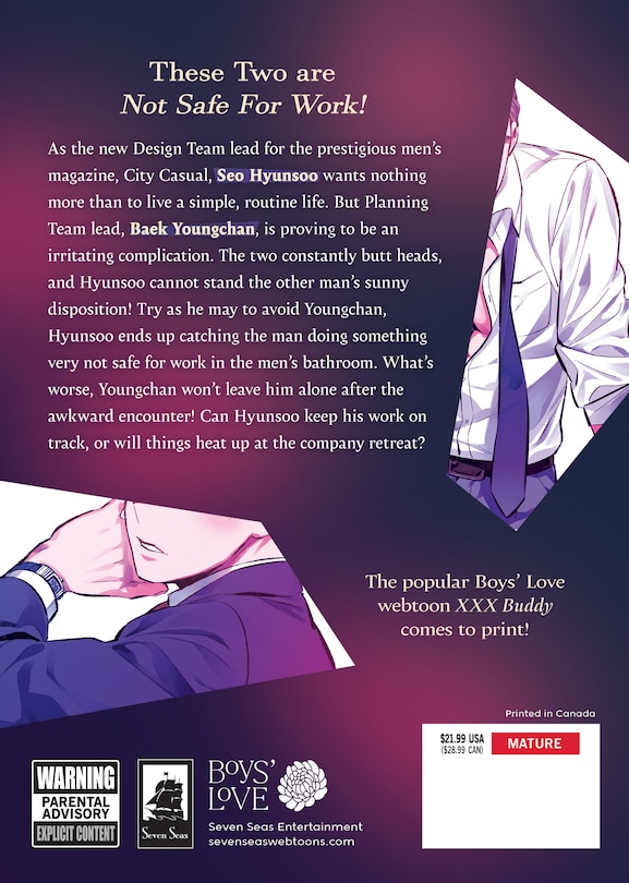 Back cover_Perfect Buddy (The Comic / Manhwa) Vol. 1