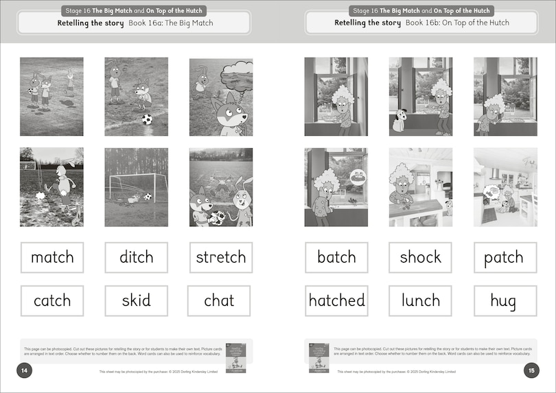 Sample content 3_Phonic Books Dandelion Launchers Extras Stages 16-20 Reading and Writing Activities