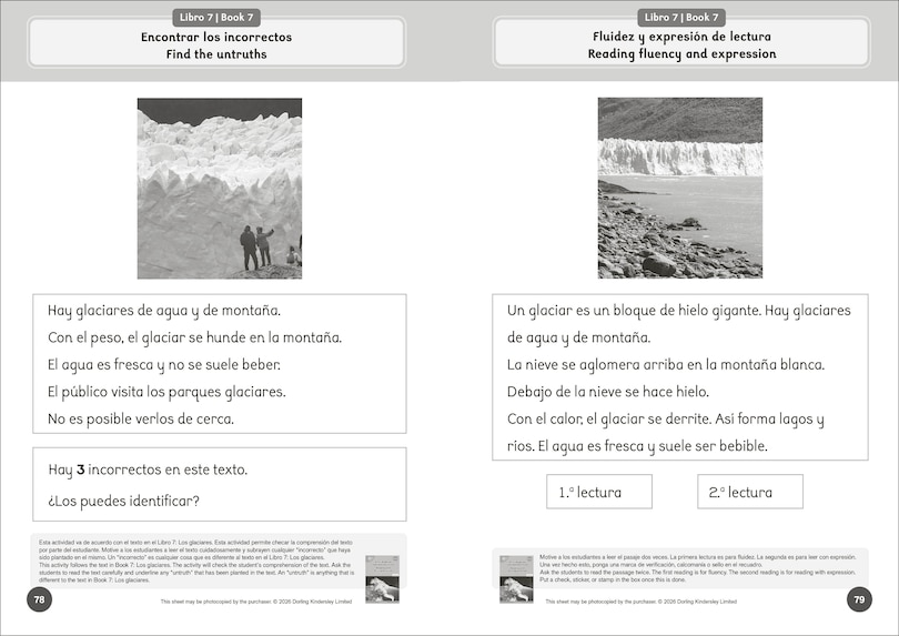 Aper&ccedil;u du contenu 2_Phonic Books Dandelion Mundo Spanish Decodables Set 3 Activities