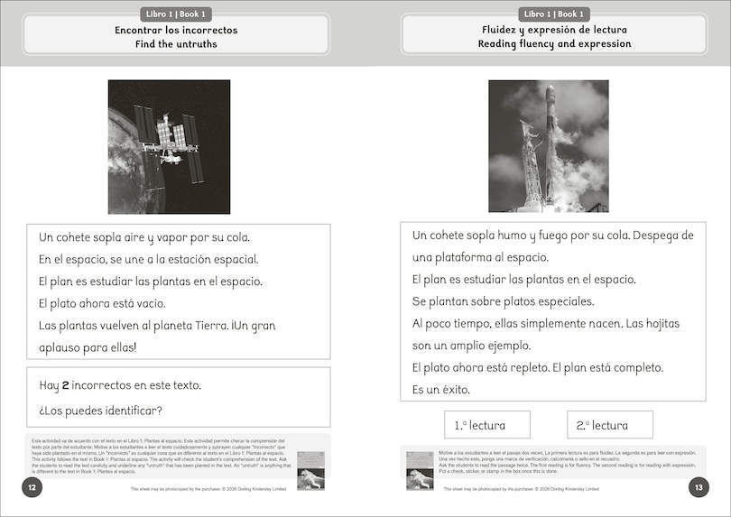 Aper&ccedil;u du contenu 4_Phonic Books Dandelion Mundo Spanish Decodables Set 3 Activities