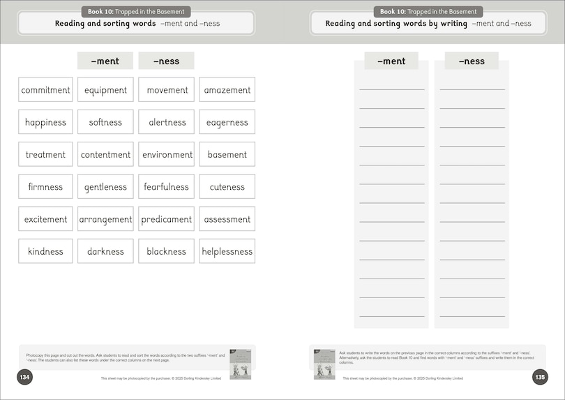 Aperçu du contenu 2_Phonic Books Dandelion Readers Level 5 Prefixes and Suffixes Activities