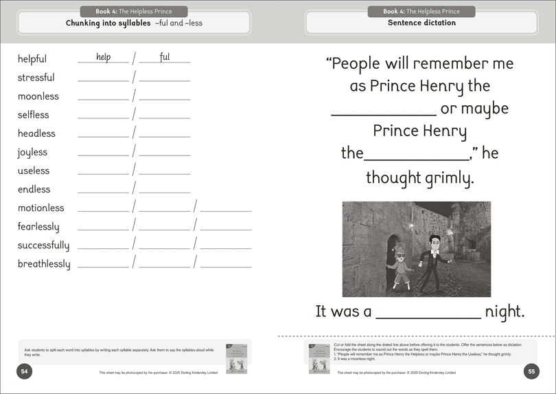 Aperçu du contenu 4_Phonic Books Dandelion Readers Level 5 Prefixes and Suffixes Activities