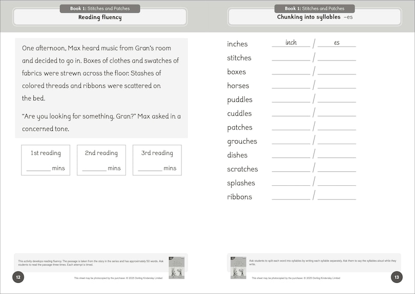 Aperçu du contenu 5_Phonic Books Dandelion Readers Level 5 Prefixes and Suffixes Activities