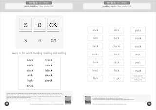 Aperçu du contenu 3_Phonic Books Dandelion Readers Reading and Writing Activities Set 2 Units 11-20 Twin Chimps (Two Letter Spellings sh, ch, th, ng, qu, wh, -ed, -ing, -le)