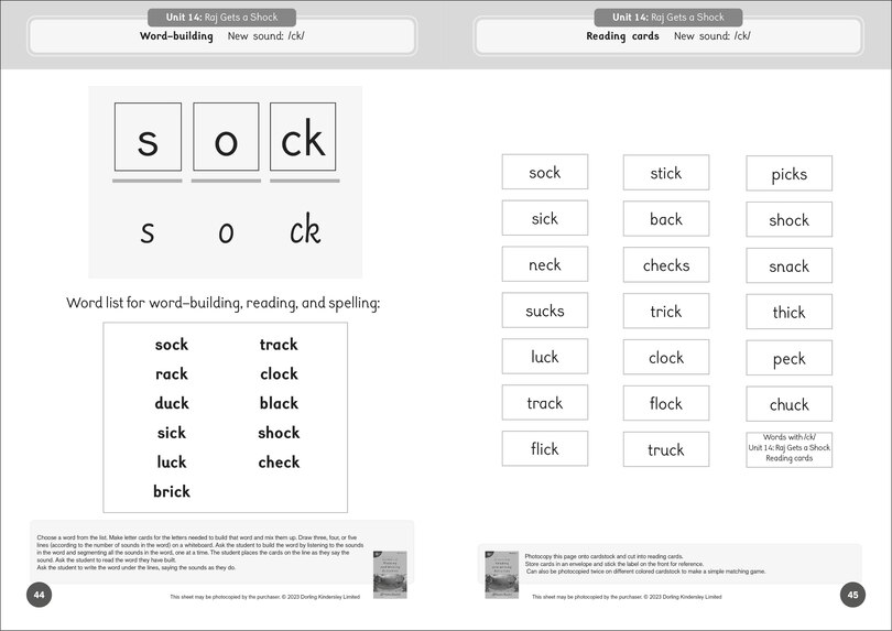 Aperçu du contenu 3_Phonic Books Dandelion Readers Reading and Writing Activities Set 2 Units 11-20 Twin Chimps (Two Letter Spellings sh, ch, th, ng, qu, wh, -ed, -ing, -le)