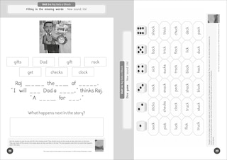 Aperçu du contenu 4_Phonic Books Dandelion Readers Reading and Writing Activities Set 2 Units 11-20 Twin Chimps (Two Letter Spellings sh, ch, th, ng, qu, wh, -ed, -ing, -le)