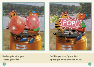 Sample content 3_Phonic Books Dandelion Readers Set 2 Units 1-10 Sam and Tim (Alphabet Code Blending 4 and 5 Sound Words)