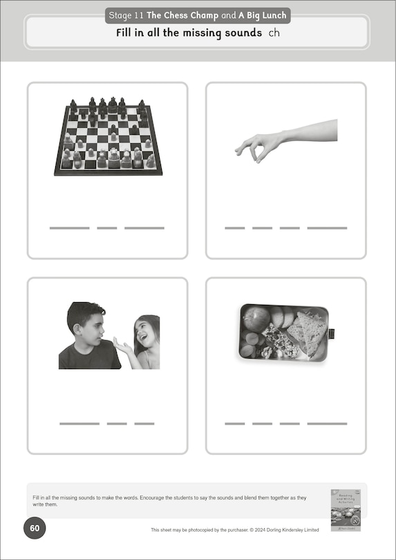 Aper&ccedil;u du contenu 2_Phonic Books Dandelion World Extras Stages 8-15 Activities