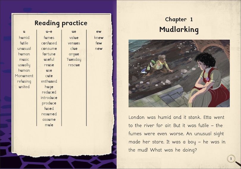 Aper&ccedil;u du contenu_Phonic Books Lost in London