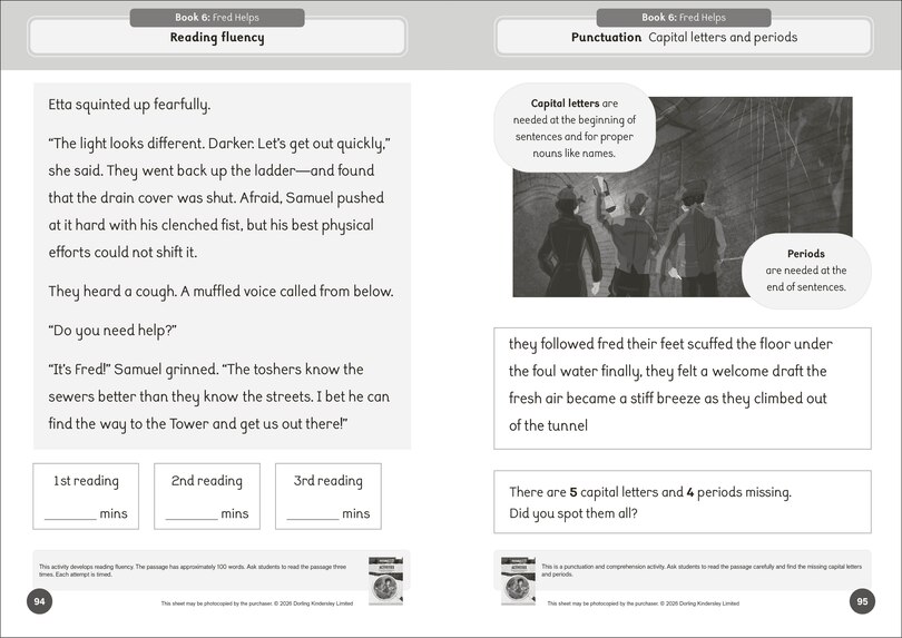 Aper&ccedil;u du contenu 4_Phonic Books Lost in London Activities