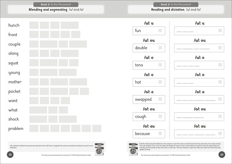 Aper&ccedil;u du contenu 5_Phonic Books Lost in London Activities