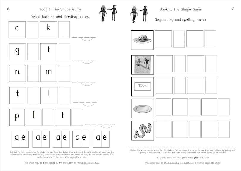 Aperçu du contenu_Phonic Books Moon Dogs VCe Spellings Activities