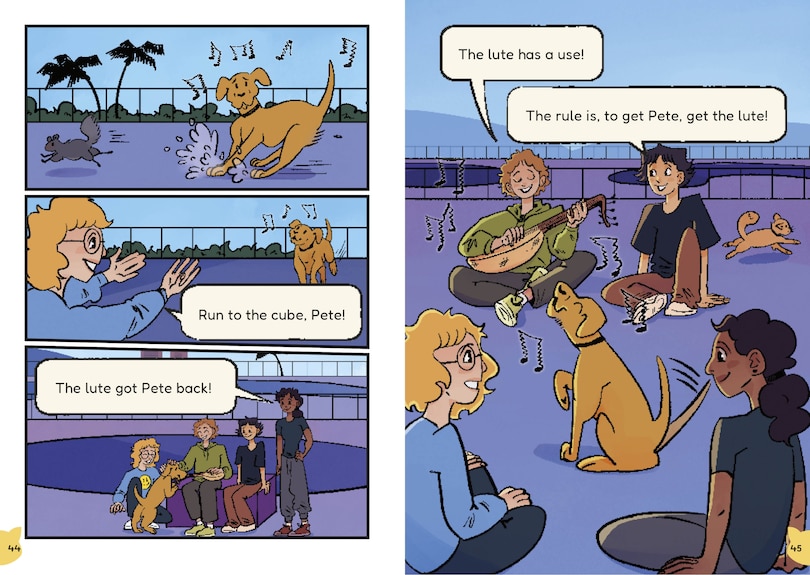 Aper&ccedil;u du contenu_Phonic Books Sun Cats 2 Graphic Novel