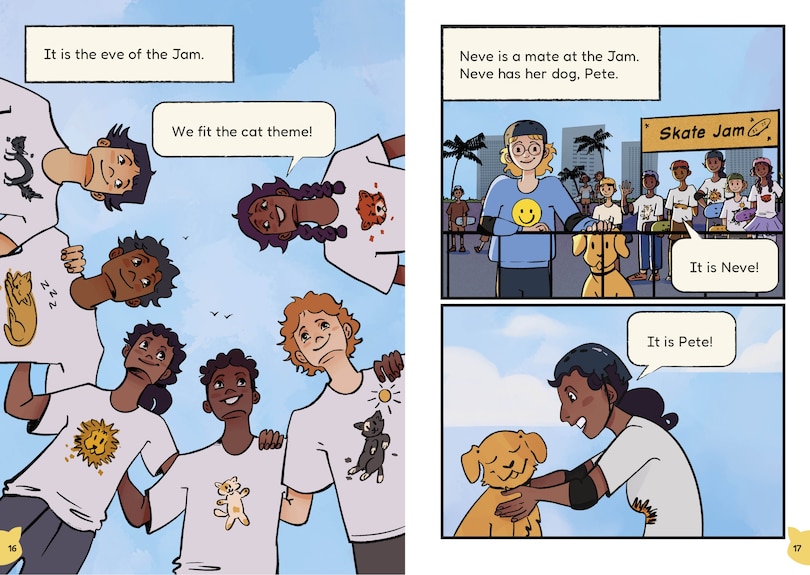 Aper&ccedil;u du contenu 3_Phonic Books Sun Cats 2 Graphic Novel