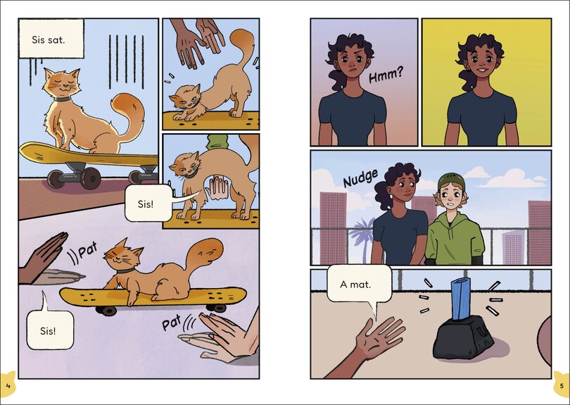 Sample content 4_Phonic Books Sun Cats Graphic Novel
