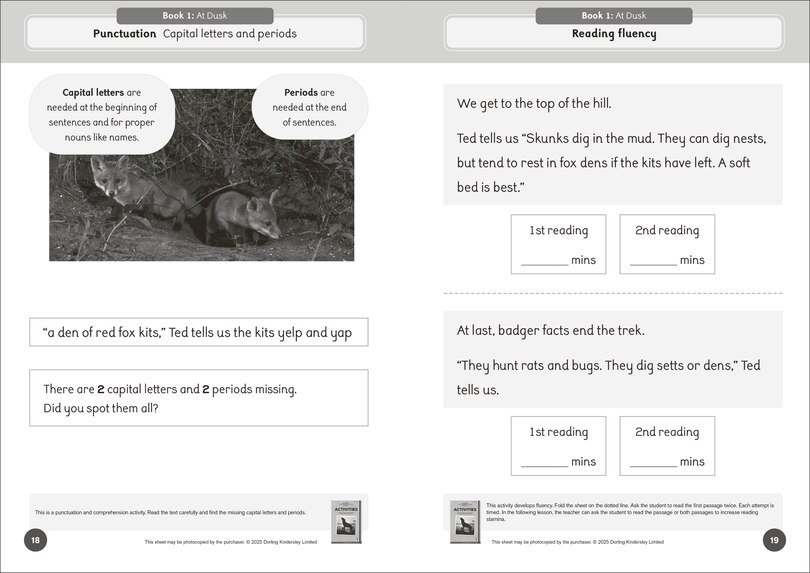 Aperçu du contenu 4_Phonic Books The Fact Files 1 Activities