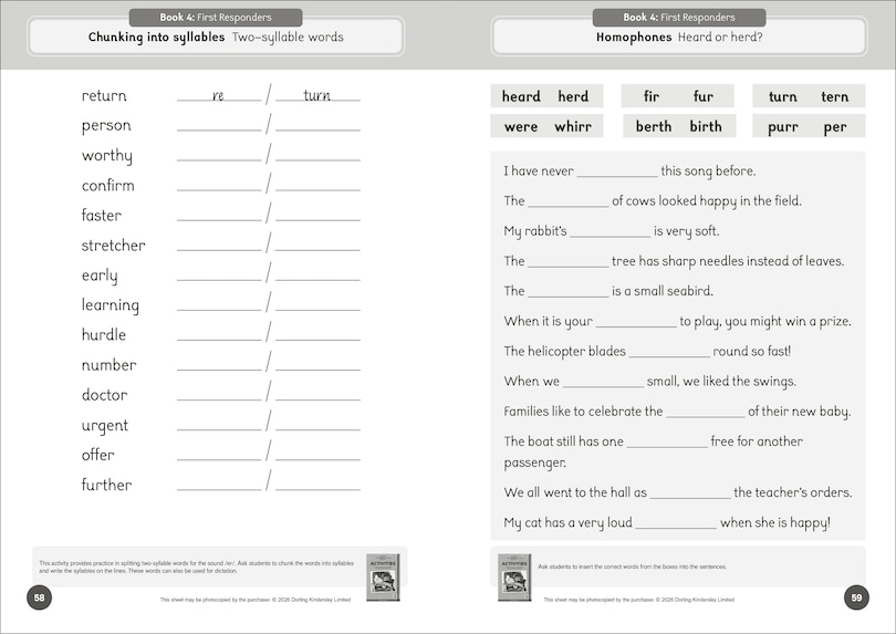 Aper&ccedil;u du contenu 3_Phonic Books The Fact Files 3 Activities