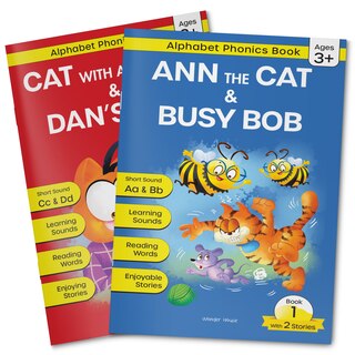 Aper&ccedil;u du contenu 3_Phonics Book 1 : Ann the Cat & Busy Bob