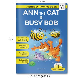 Aper&ccedil;u du contenu 4_Phonics Book 1 : Ann the Cat & Busy Bob