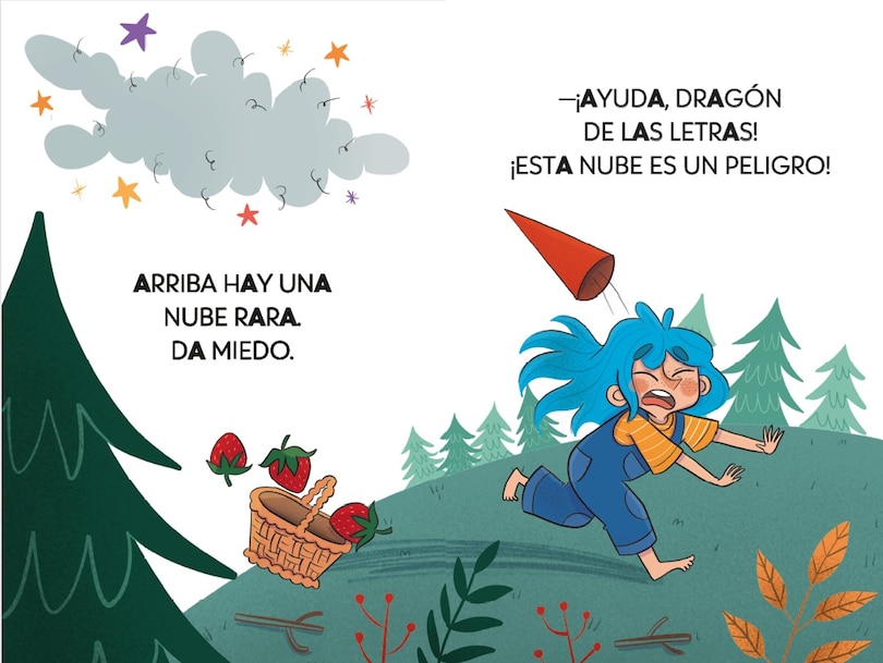 Sample content_PHONICS IN SPANISH - Ana, el dragón y la nube aspirador / Ana, the Dragon, and t he Vacuum Cleaner Cl oud. The Letters Dragon 1