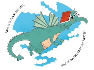 Sample content 2_PHONICS IN SPANISH - Ana, el dragón y la nube aspirador / Ana, the Dragon, and t he Vacuum Cleaner Cl oud. The Letters Dragon 1